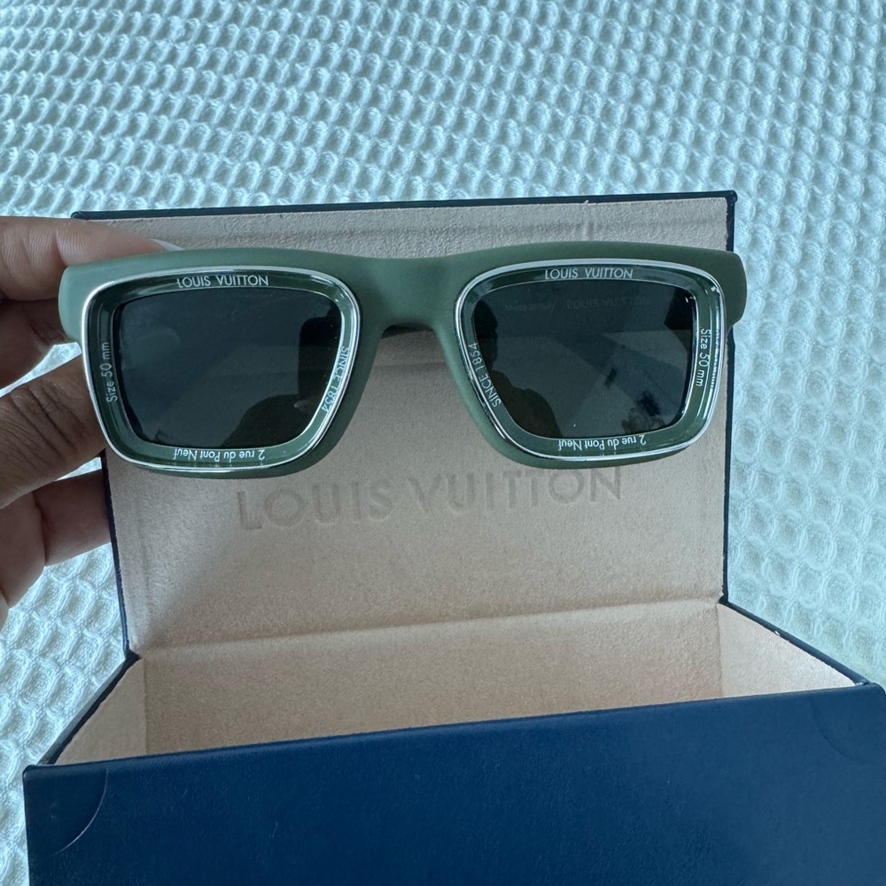 Louis Vuitton Olive Green Sunglasses